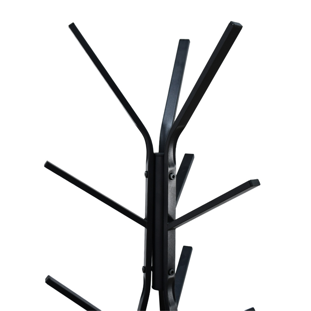 علاقة ملابس معدن برفوف خشبية مودرن