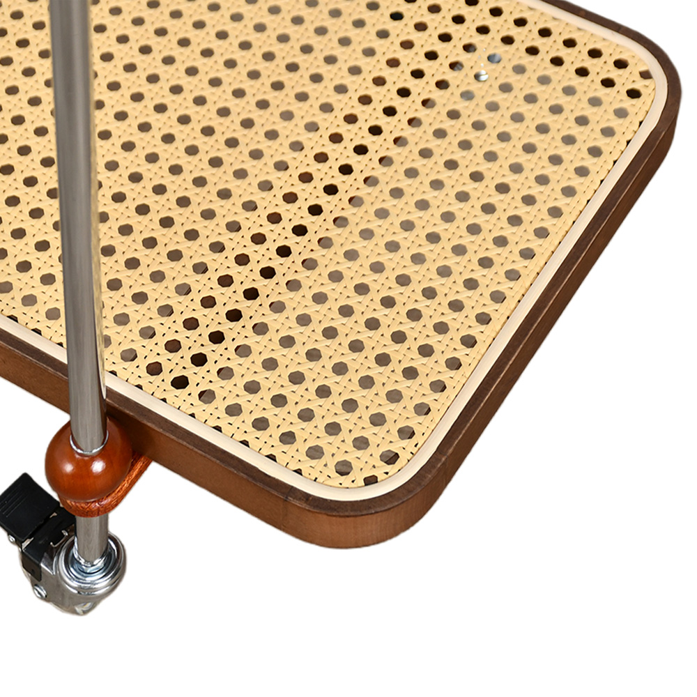 عربة تقديم مودرن بسطح زجاجي