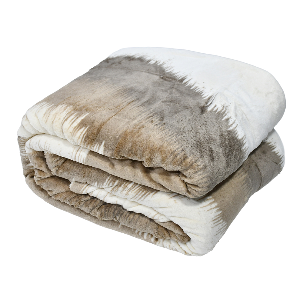 بطانية نيوم فرو فاخرة بملمس مخملي