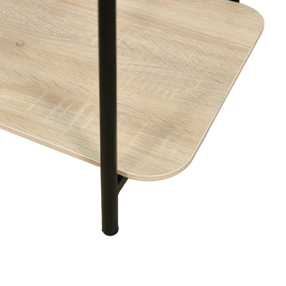 مدخل استقبال 2 دور خشب بسطح زجاجي