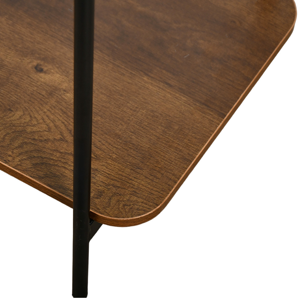 مدخل استقبال 2 دور خشب بسطح زجاجي