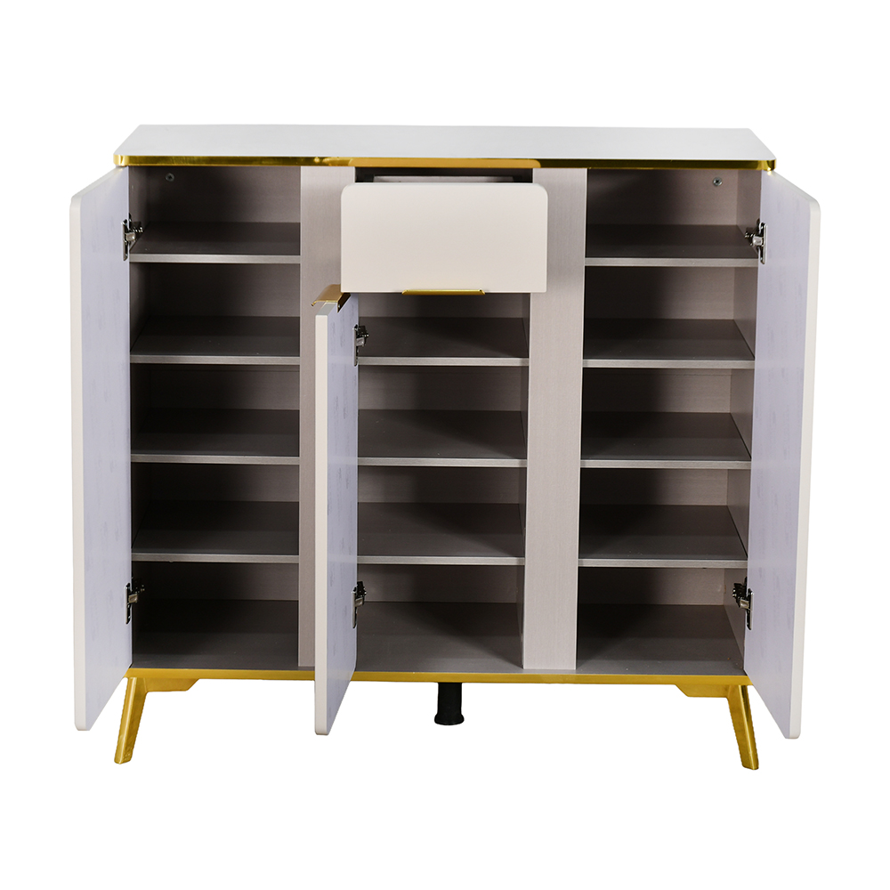 دولاب متعدد الاستخدام خشبي بسطح رخامي