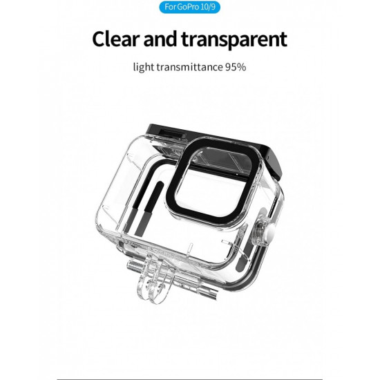 TELESIN Woterproof case for GoPro Hero 12/11/10/9