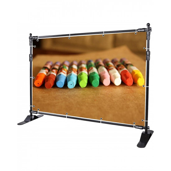 Double-Crossbar Backdrop Background Stand Frame Support System For Photography Photo Studio (300x240cm)