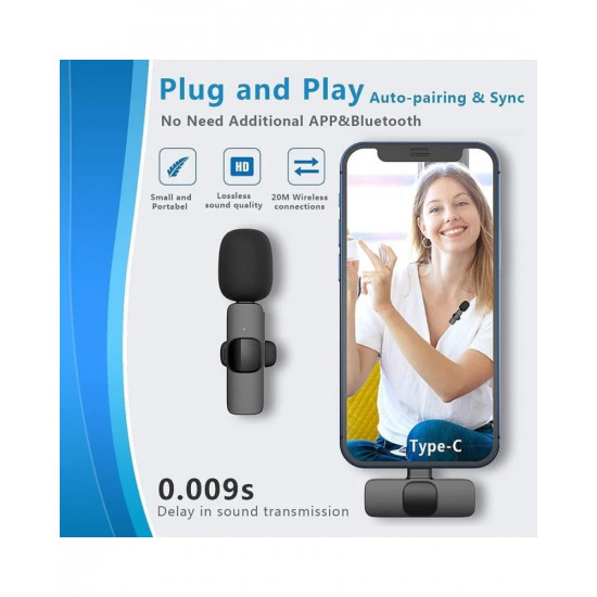 K9 Wireless Microphone For Type C /Iphone