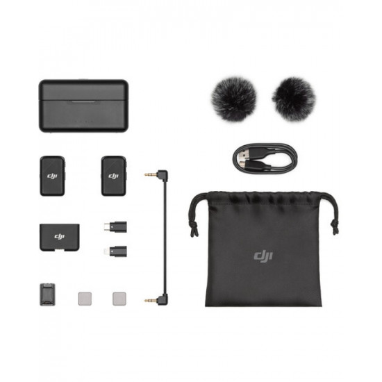 DJI Mic 2-Person Compact Digital Wireless Microphone System
