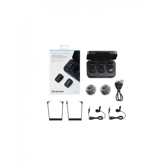 Saramonic Blink500 ProX B2 2.4GHz Dual-Channel Wireless Microphone System