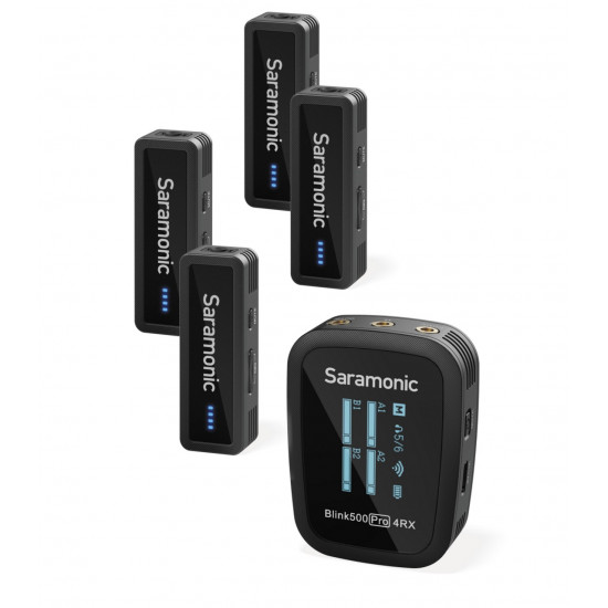 Saramonic Blink500 Pro B8 4-Person Ultracompact Digital Wireless Microphone System for Cameras and Smartphones