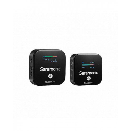 Saramonic Blink900 B1 Ultra Compact 2.4GHZ Dual - Channel Wireless Microphone Ssystem