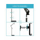 Lazy Floor Mobile Phone Bracket Telescopic Cantilever Live Multi-function Adjustable Tablet Phone Bracket