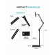 Lazy Floor Mobile Phone Bracket Telescopic Cantilever Live Multi-function Adjustable Tablet Phone Bracket