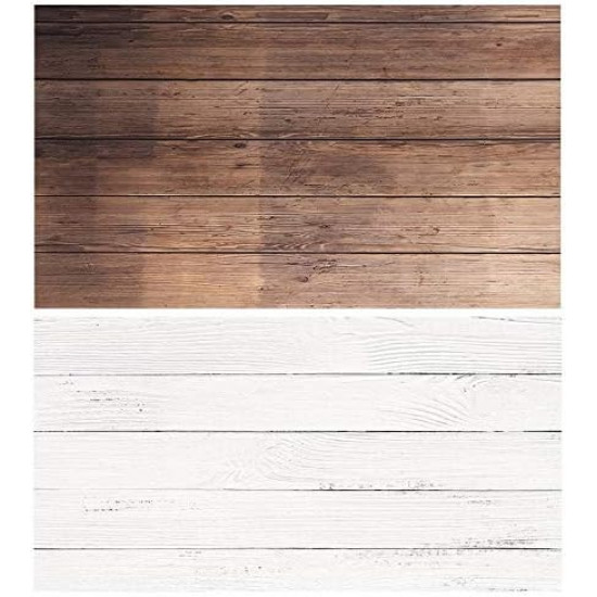 Double-Sided Wood Texture Desktop Photography Background Paper