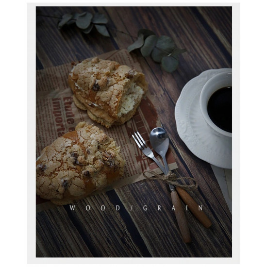 Double-Sided Wood Texture Desktop Photography Background Paper
