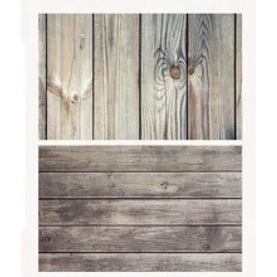 Double-Sided Wood Texture Desktop Photography Background Paper