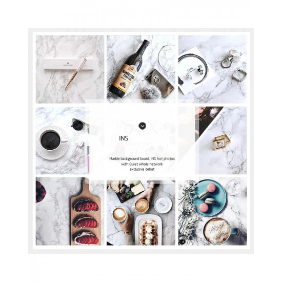 Ins Marble Texture Reusable Double-Sided Paper Photos Studio Accessories