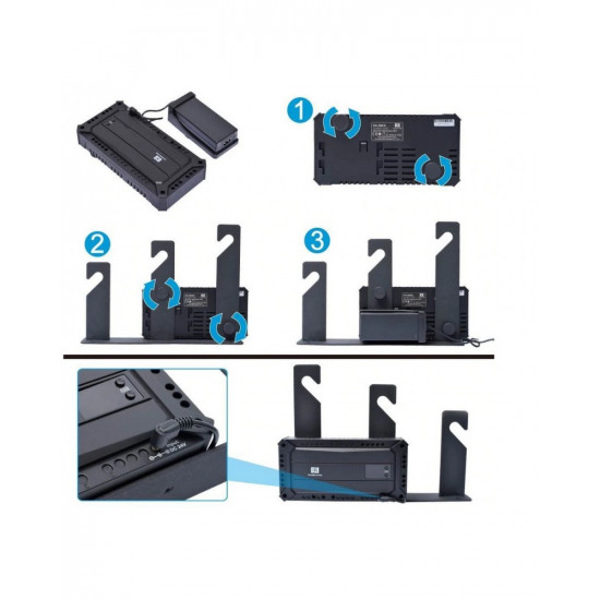 4 Roller Motorized Electric Wall Ceiling Mount Background Support System with Remote