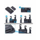 4 Roller Motorized Electric Wall Ceiling Mount Background Support System with Remote