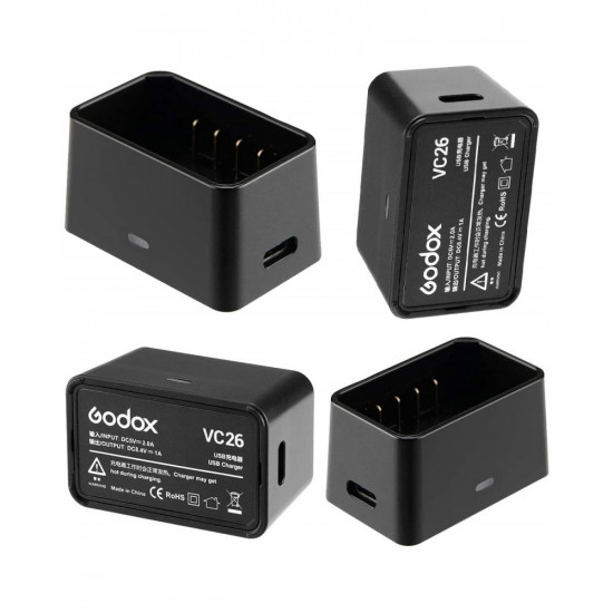 Godox VC26 USB Charger for V1 Battery