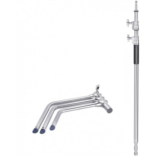 C-Stand Stainless Steel Heavy Duty 5-10 feet C-Stand Stainless Steel Heavy Duty 5-10 feet