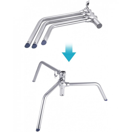 C-Stand Stainless Steel Heavy Duty 5-10 feet C-Stand Stainless Steel Heavy Duty 5-10 feet