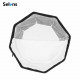 Selens 60cm Octagon Umbrella Softbox w/Grid Quick Set-up Bowens Mount For Flash