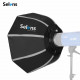 Selens 60cm Octagon Umbrella Softbox w/Grid Quick Set-up Bowens Mount For Flash
