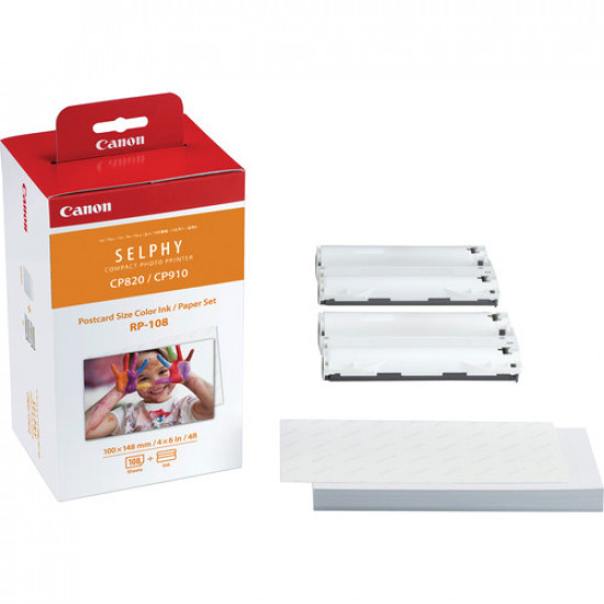 Canon RP-108 Color Ink and Paper Set