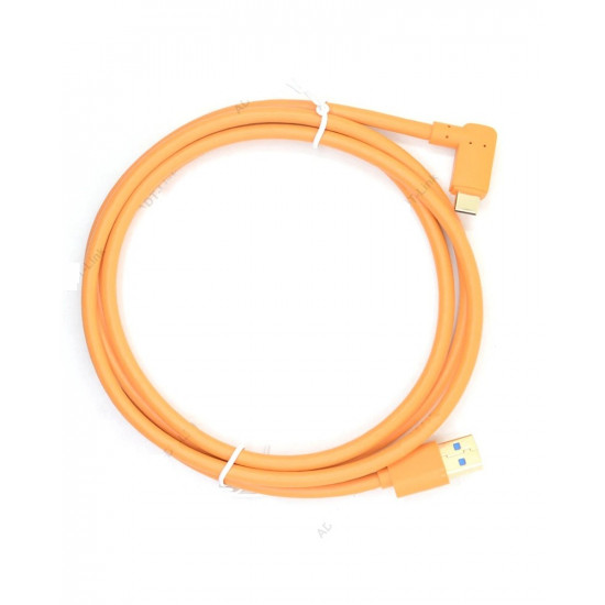 USB 3.0 to USB-C (High-Visibility Orange) for tethering a USB 3.0 camera to a computer with the smaller USB-C port 3M