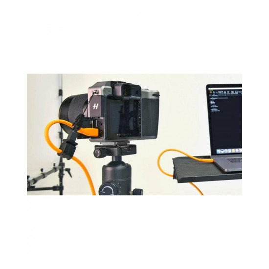 USB 3.0 to USB-C (High-Visibility Orange) for tethering a USB 3.0 camera to a computer with the smaller USB-C port 3M