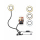 Selfie And Phone Ring Light Holder Clip On-Black