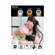 Selfie And Phone Ring Light Holder Clip On-Black