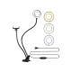 Selfie And Phone Ring Light Holder Clip On-Black
