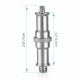 1/4"Male to 3/8"Male Light Stand Spigot Adapter 1/4"Male to 3/8"Male Light Stand Spigot Adapter