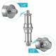 1/4"Male to 3/8"Male Light Stand Spigot Adapter 1/4"Male to 3/8"Male Light Stand Spigot Adapter