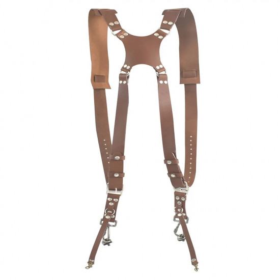 Camera Shoulder Strap Camera Adjustable Double Shoulder Leather Harness Photography Accessories
