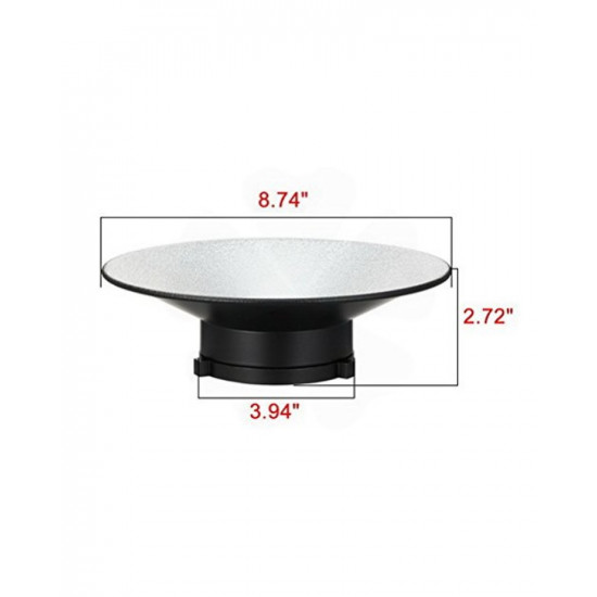 120 Degree Wide Angle Bowens Mount Reflector