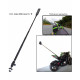 SM01-U Motorcycle Bike Camera Holder Handlebar Bracket Stand For Insta360 One R X & GoPro DJI YI Invisible Selfie Stick Accessory