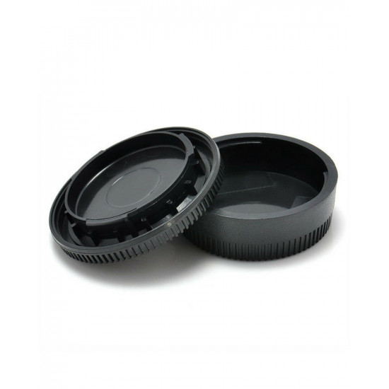 Camera Body Cap & Camera Rear Lens Cover for All Canon EOS Cameras