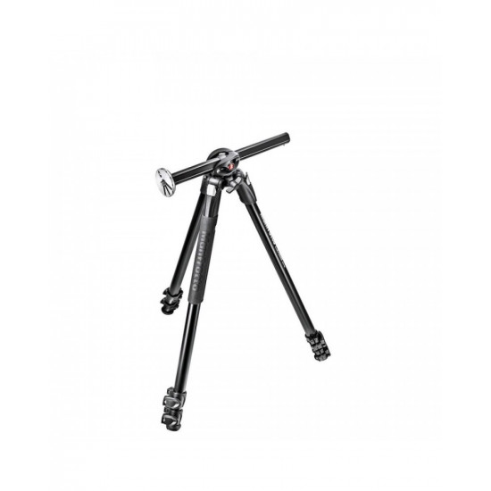 Manfrotto 290 Dual Aluminium 3-Section Tripod Kit With 3-Way Head (MK290DUA3-3W)
