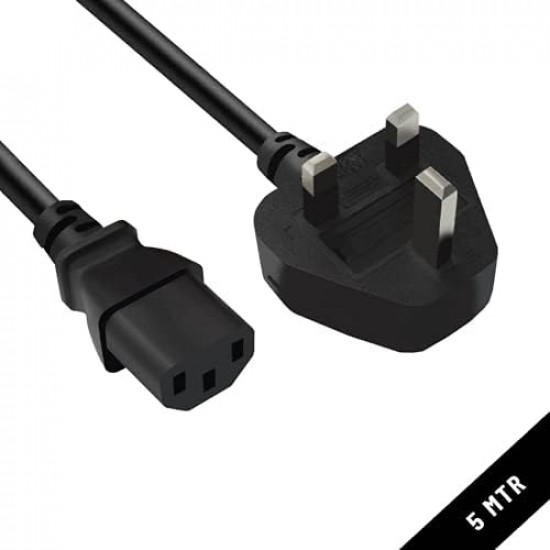 5M AC Power Plug Cord Cable