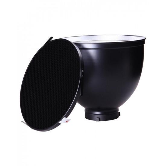 Photography 65 degree Photo Studio Flash Reflector with Grid Honeycomb for bowens mount Photography 65 degree Photo Studio Flash Reflector with Grid Honeycomb for bowens mount