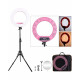 Godox LR160 Pink Led Ring Light with Make Up Mirror Bi-color 3300-8000K 18W Video Selfie Makeup Fill Lighting Live Shooting