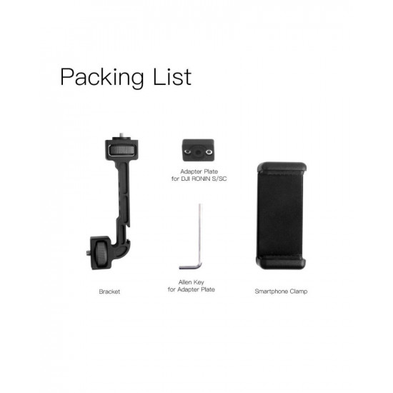 GROOT ZHIYUN WEEBILL S/LAB Crane 3 DJI RONIN S/SC Extension Rotatable Bracket for Monitor LED Video Light