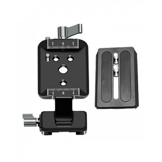 Vertical Camera Mount for DJI RS 3 Pro/RS 3 / RS 2, Robust Portrait Vertical Shooting Solution Plate Adapter