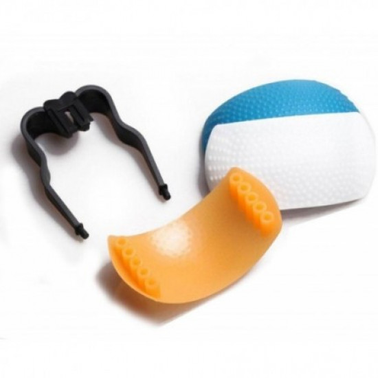 3 Color Pop Up Flash Diffuser Cover For Canon Nikon DSLR Camera