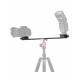 Extended Double QR Quick Release Plate Camera Bracket Track Slider Aluminum Alloy for Tripod Ballhead