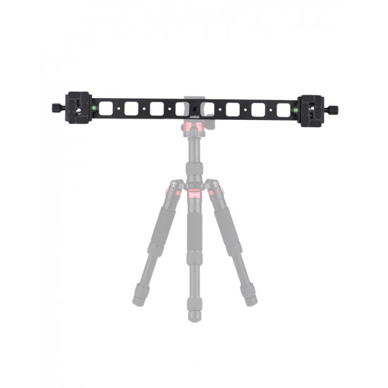 Extended Double QR Quick Release Plate Camera Bracket Track Slider Aluminum Alloy for Tripod Ballhead