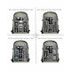 PULUZ Outdoor Portable Waterproof Scratch-proof Dual Shoulders Backpack