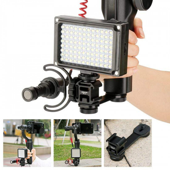 Ulanzi PT-3 Triple Cold Shoe Mount Ulanzi PT-3 Triple Cold Shoe Mount