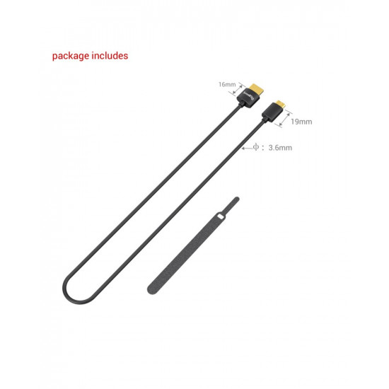 SmallRig Ultra Slim 4K Data Cable (C to A) 55cm